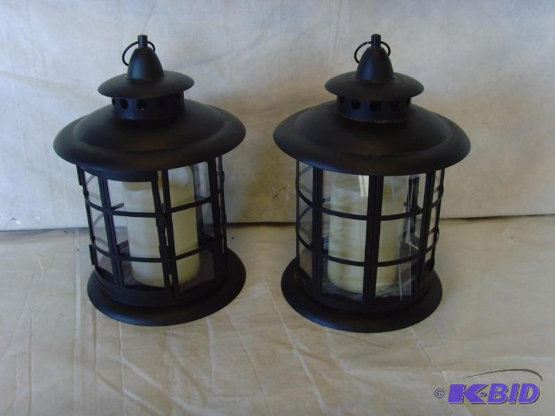 Lot of 2 10 Battery Lanterns