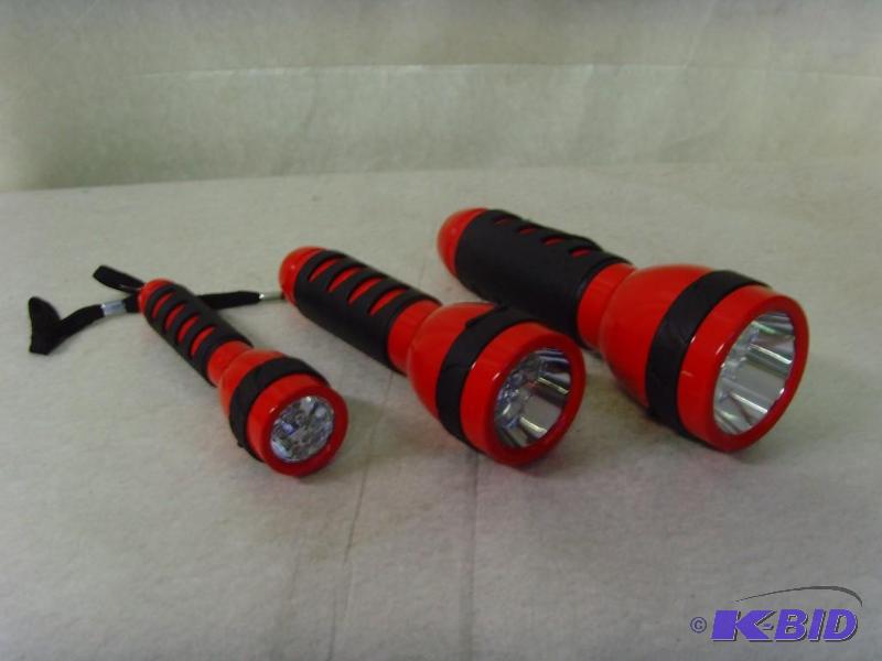 3 LED Flashlight Set