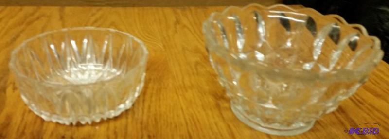 Set of 2 Crystal Candy Dishes...