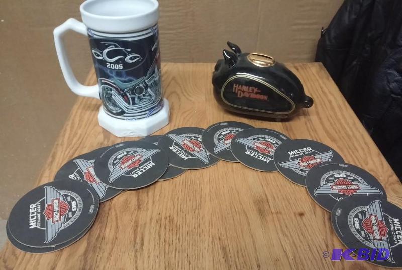 lot 1 image: Orange County Chopper Mug, Harley Piggy Bank ...