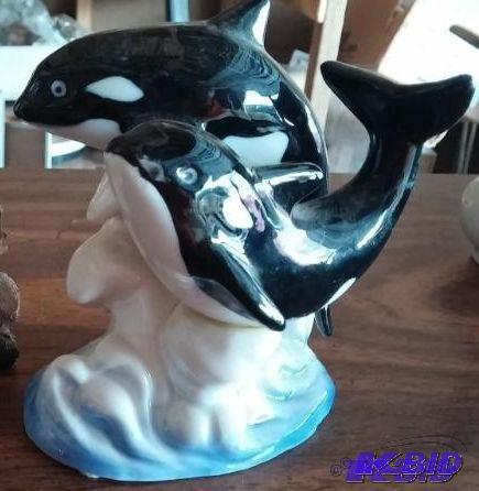 lot 28 image: Dolphins Statue...