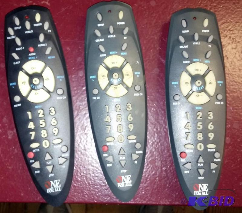 Lot of All In One Universial Remotes as shown...