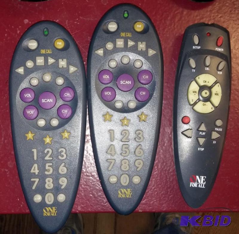 Lot of All In One Universial Remotes as shown...