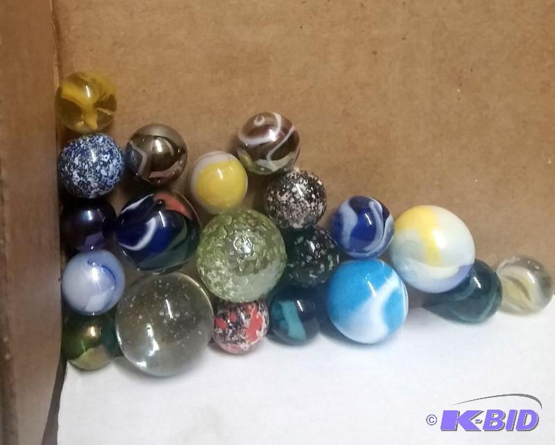 Lot of Vintage marbles as shown...