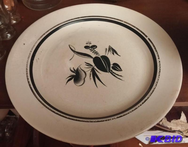 Vintage large stoneware plate marked Denmark...