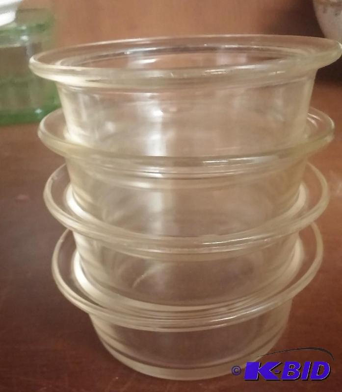 Set of 4 Vintage Pyrex Ice Cream bowls...