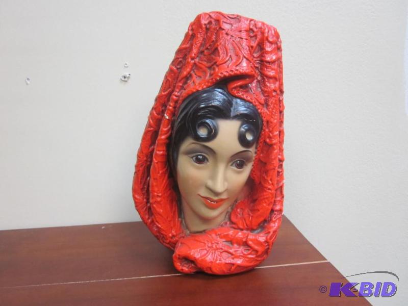 lot 3 image: 1966 Marwell Industries Inc. chalkware signed...