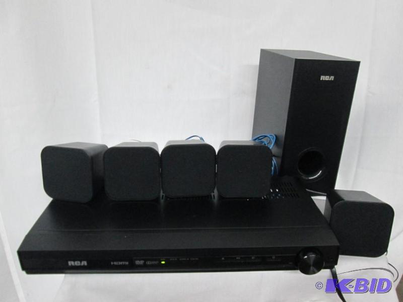 lot 13 image: RCA 600-Watt DVD Home Theater Sound System