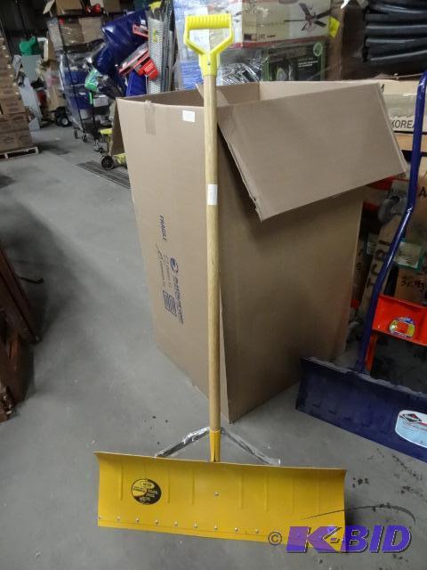 New YO-HO heavy-duty aluminum snow pusher sho...