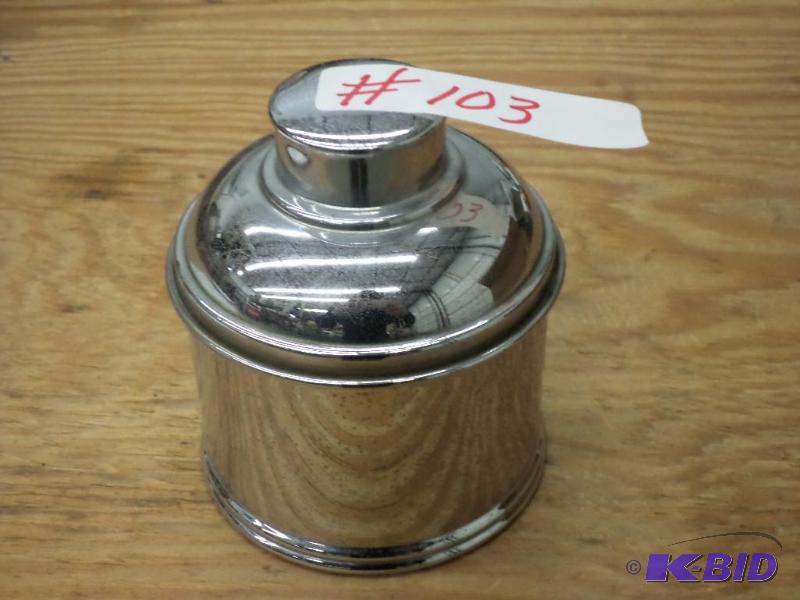 old stainless steel parts jar...