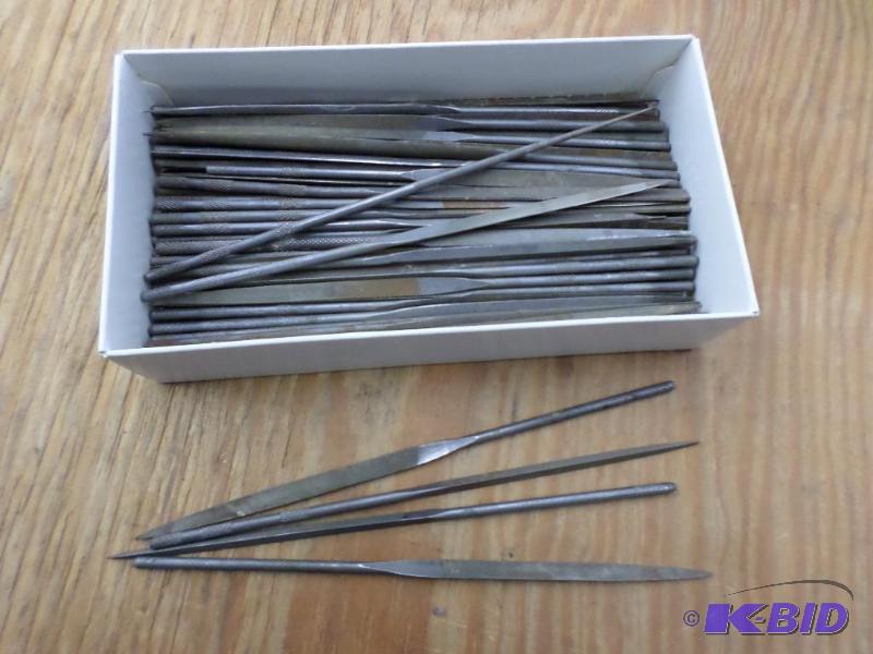 box of old needle files...