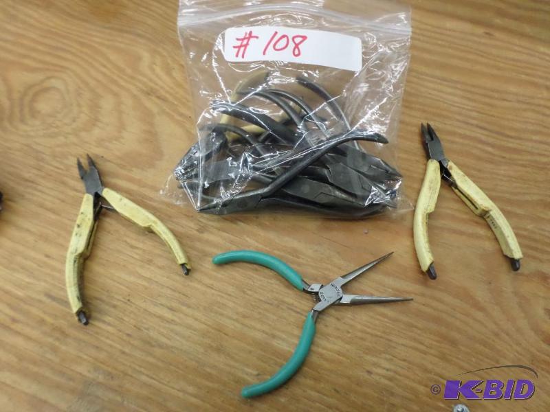 bag of old bench pliers...