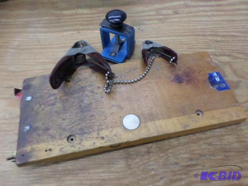 silicon mold clamp and cutting aid board...