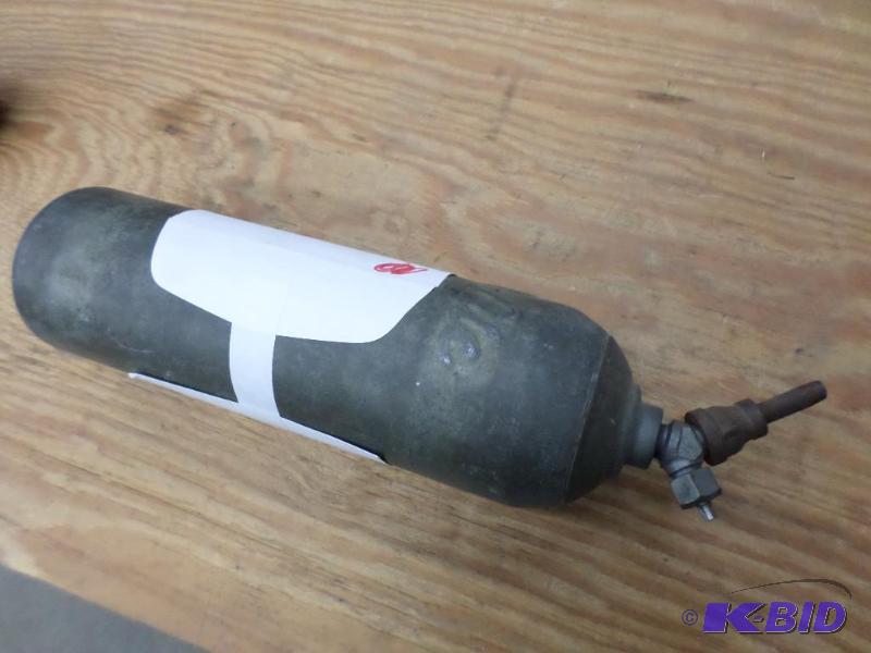 vintage torch fuel gas bottle...