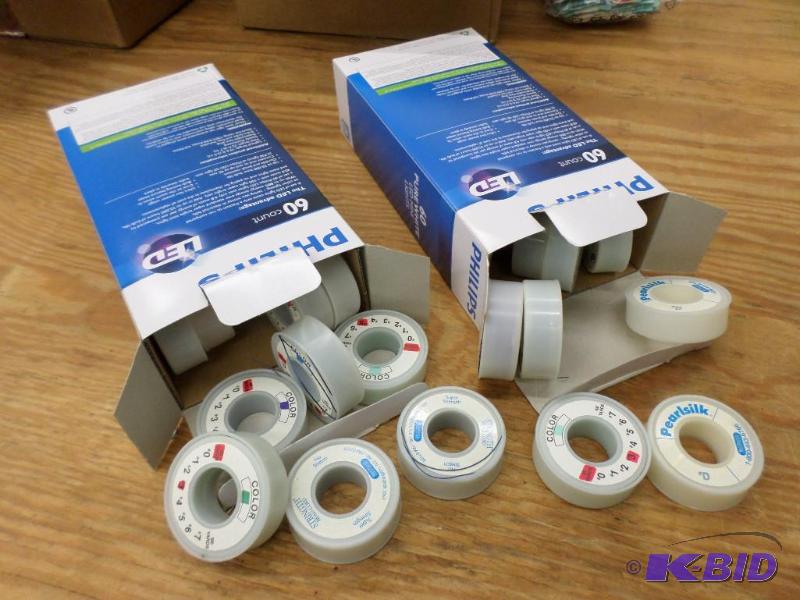 2 boxes of 33 spools of nylon bead cord mixed...