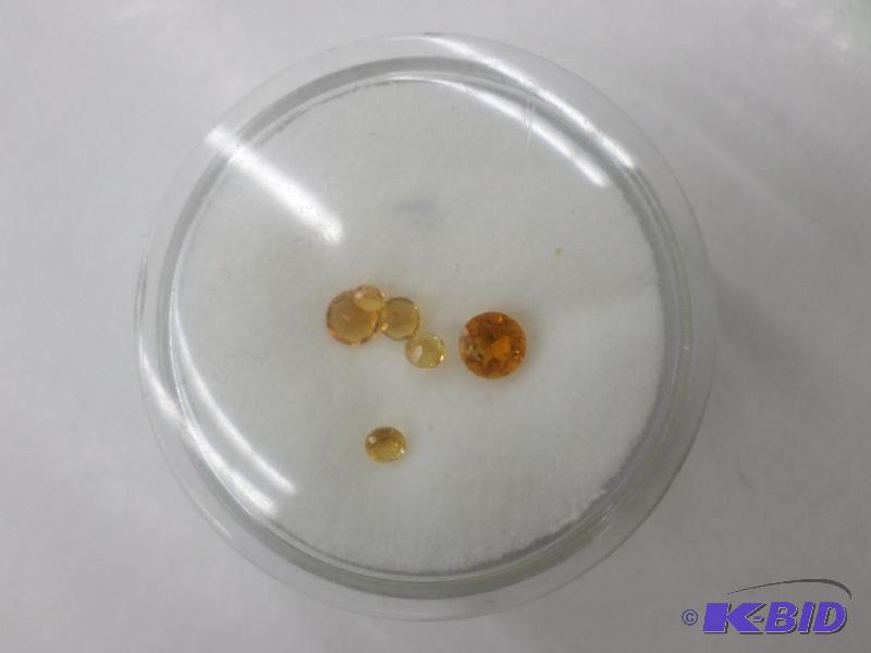 loose round Citrines .40ct...