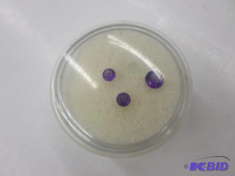 loose round Amethysts .45ct...
