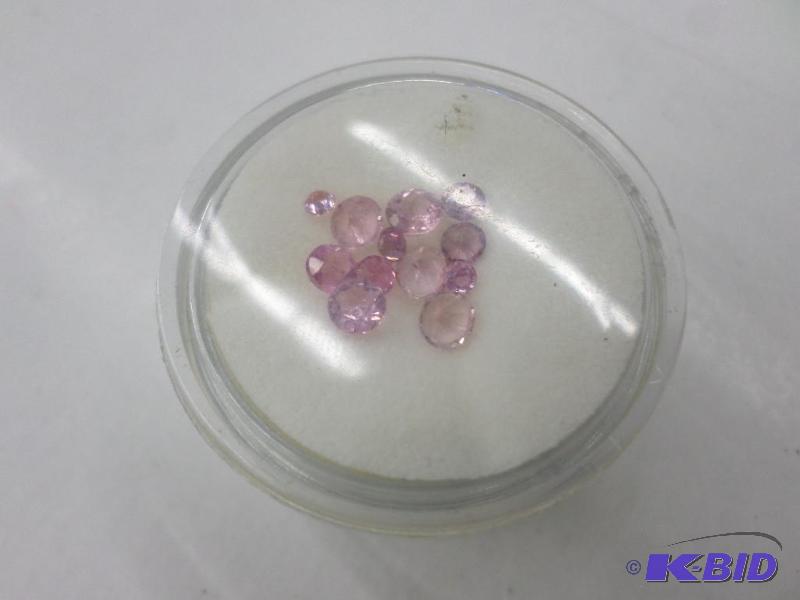 loose round Pink Tourmalines 1.4ct...