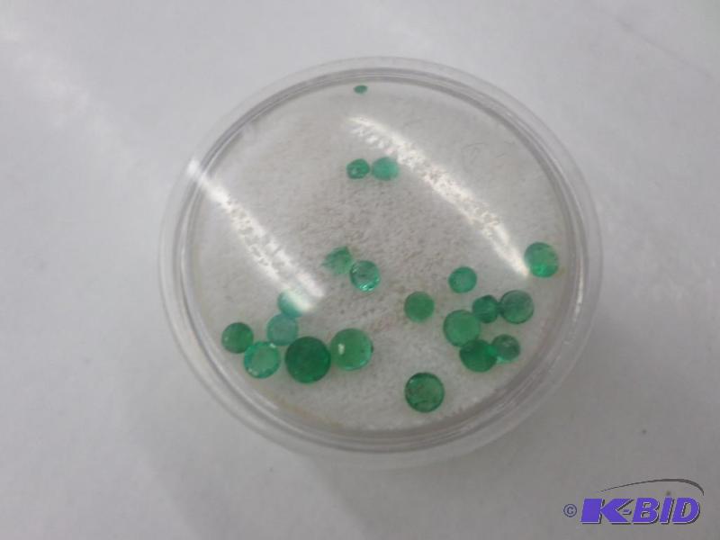 loose round Emeralds 1.00ct...
