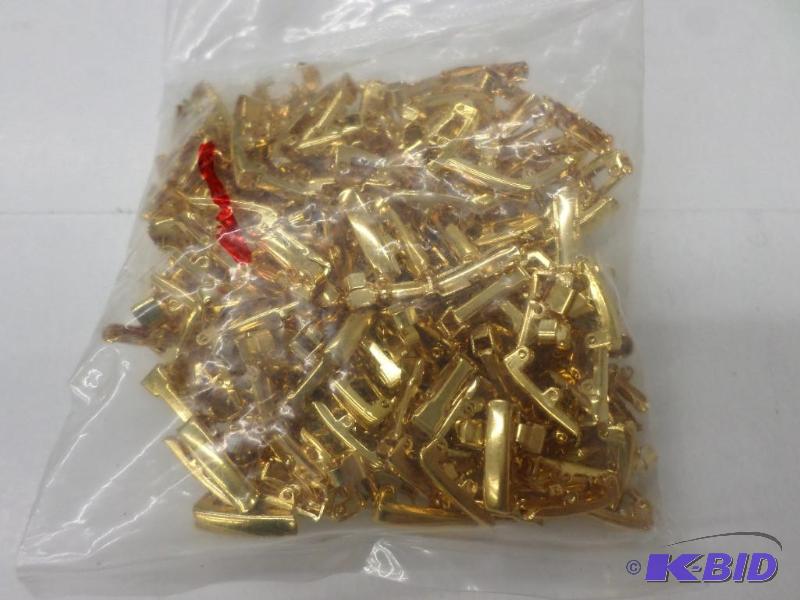 bag of plated fold over clasps...
