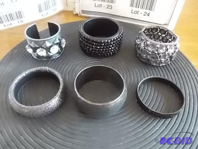 Lot Of BlackBling Bangle Bracelets...
