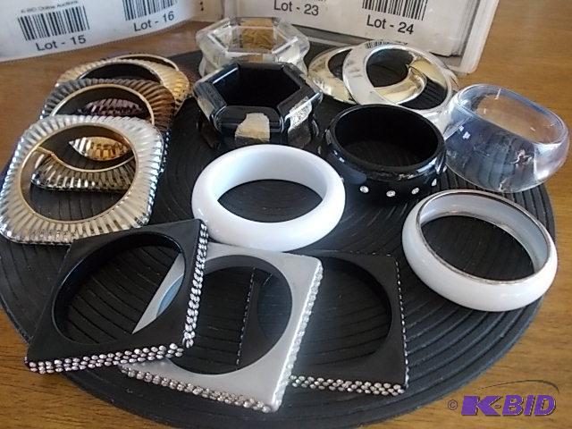 Lot Of Assorted Lucite &amp Other Large Bang...