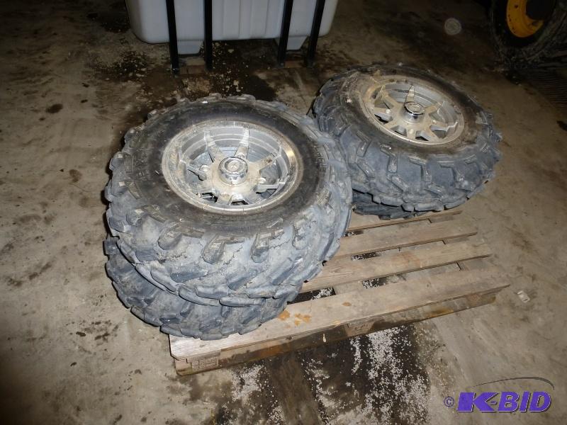 Polaris ATV Tires and rims 2008 Factory alum...