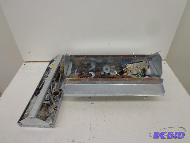 lot 101 image: Old Home Made Tool Box   Screw Drivers - ...