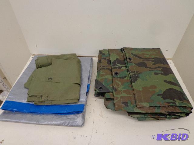 lot 109 image: Need a Tarp   Multiple Tarps in this Lot  &n...