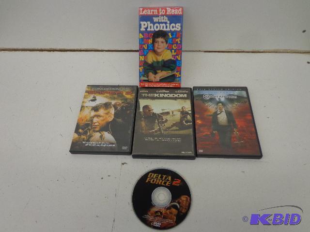 lot 132 image: Selection of DVDs   Delta Force 2  The Kingd...