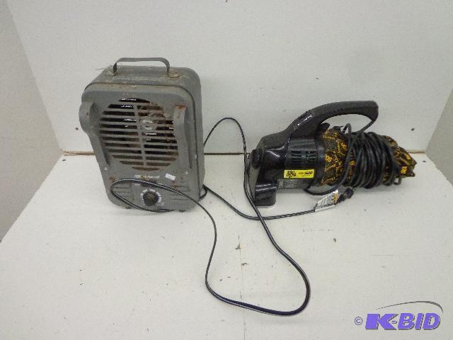 lot 133 image: Lakewood Heater and Vacuum Cleaner   Small Mi...