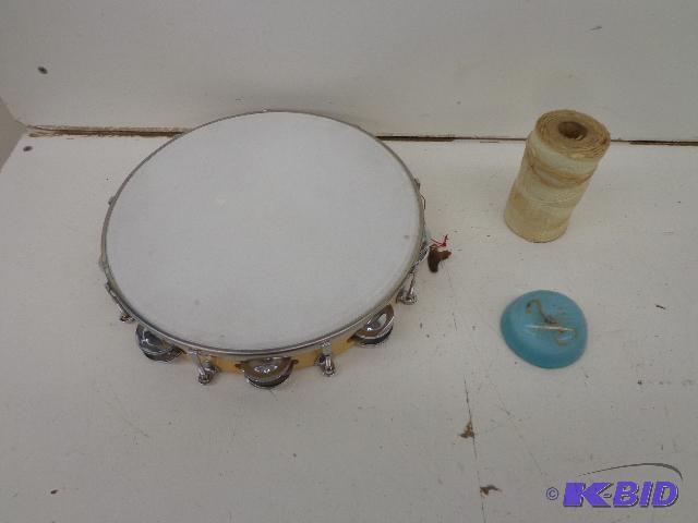 lot 135 image: Royce Tambourine, Encased Scorpion and Waxed ...