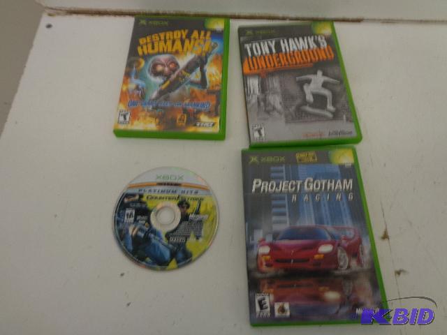 lot 144 image: X- Box Games   Counter Strike  Project Gothem...