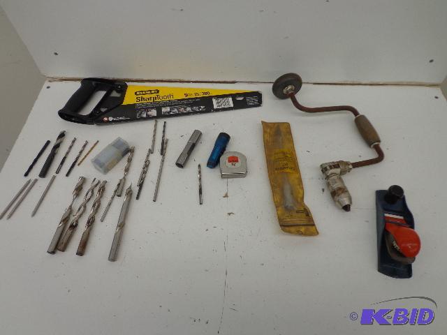 lot 145 image: Various Selection of Tools   Drill Bits  Hand...