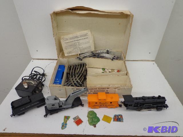 lot 159 image: Electric Train   Marx Steam Type Electric Tra...