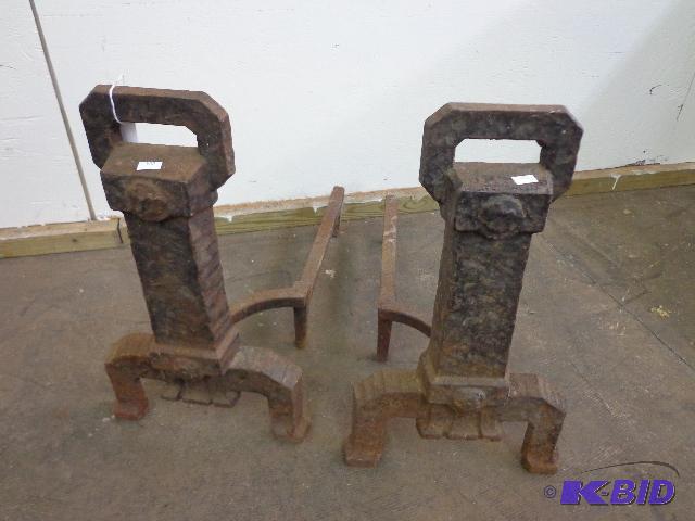 lot 31 image: Fire WoodLog Holders   Heavy Duty Log Holder...