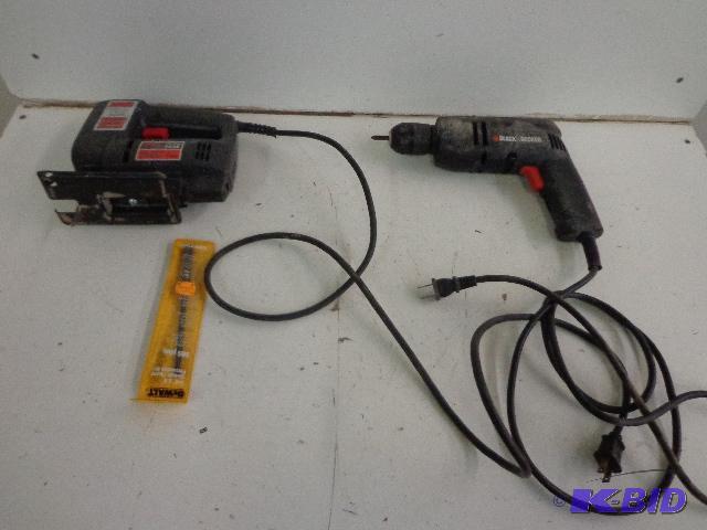 lot 42 image: DrillSaw   Variable Speeds Skil Jig Saw  Mod...