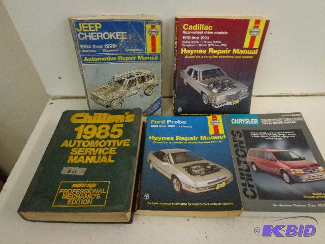 lot 46 image: Auto Repair Manuals   5 Manuals  1 - Chilton ...