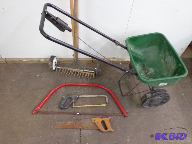 lot 5 image: Something for the Yard   3 Saws  Garden Sprea...