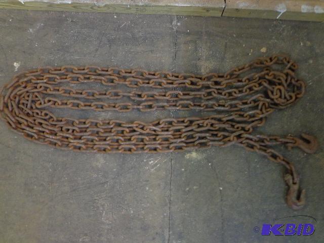 lot 69 image: Long Metal Chain   21 4" Long Metal Cha...