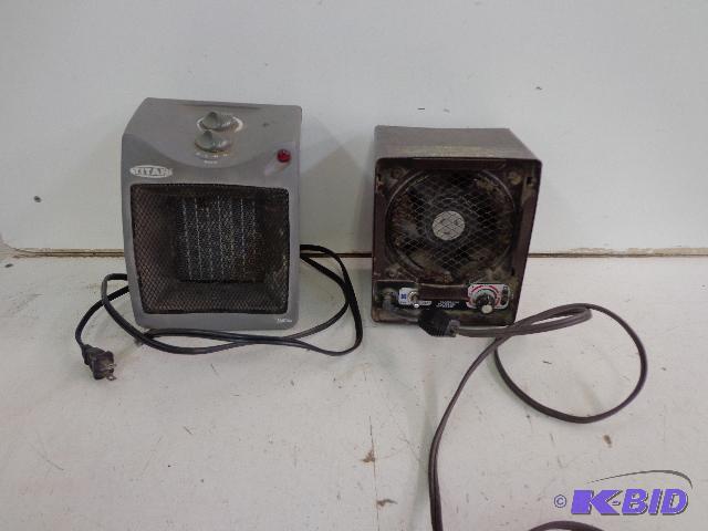 lot 74 image: Space Heaters   (1) Titan 6 12" x 6&quo...