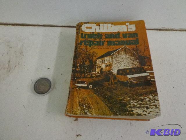 lot 78 image: Chiltons Truck and Van Repair Manual   1970 ...