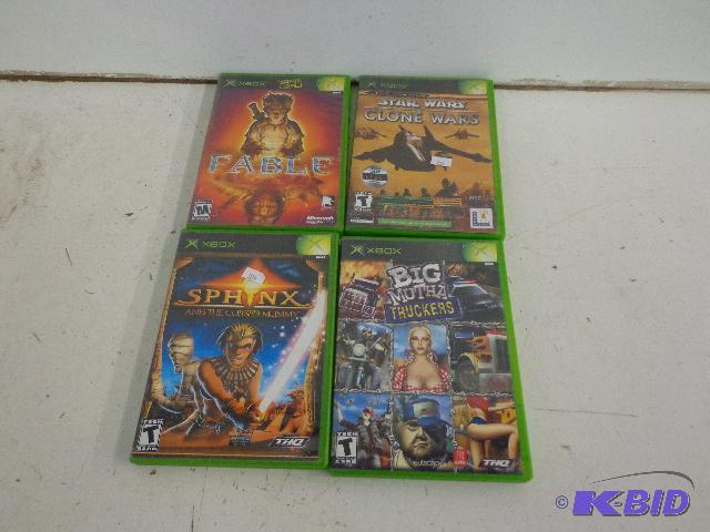 lot 80 image: XBox Games   Big Matha Trucker  Star Wars Clo...