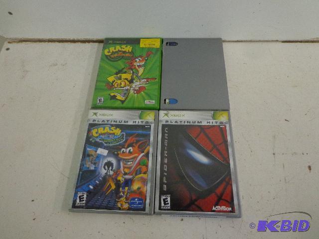 lot 82 image: XBox Games   Shrek 2  Crash Twin Sanity  Cras...