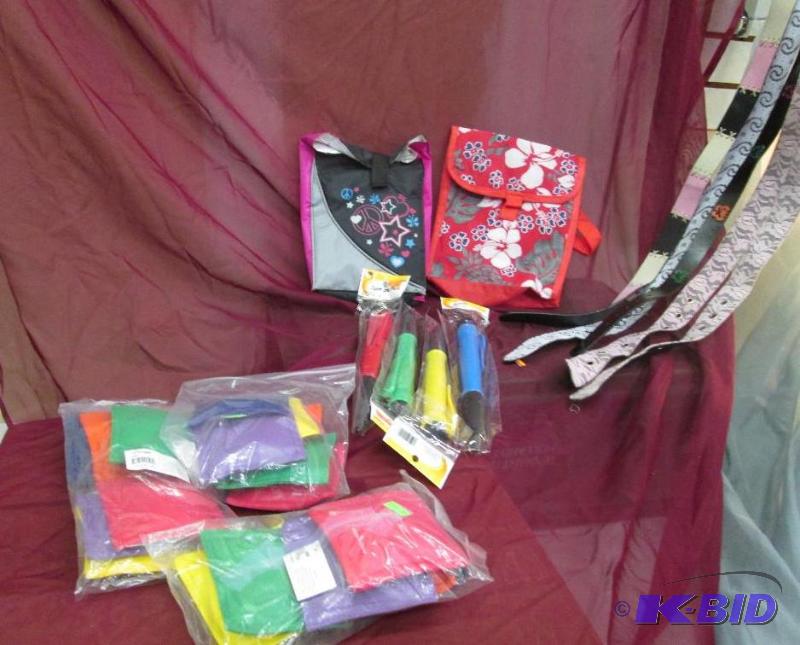 5 womans belts size med., 4 jumbo size pens, ...