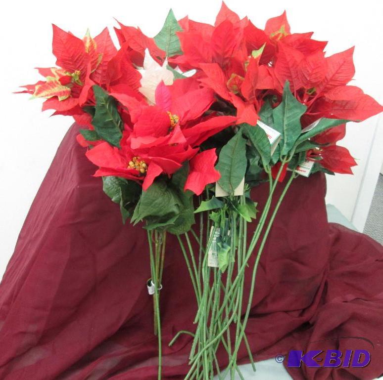 Red flowers long steam qty. 23...