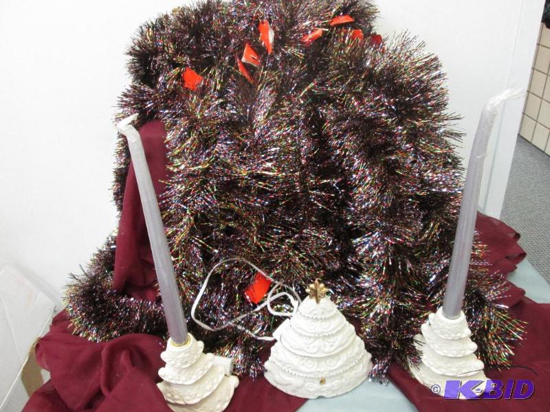 10 ropes of multi color garland and white lig...