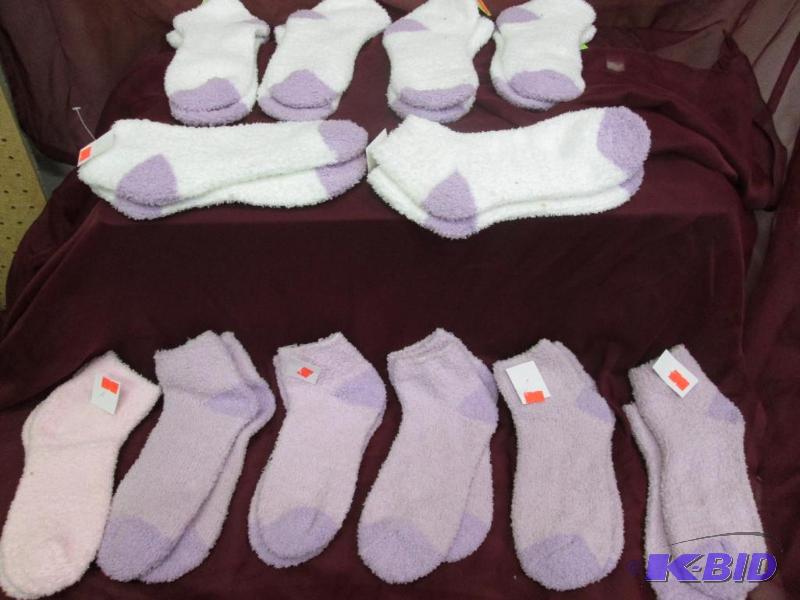 adult size soft cozy socks. 12 pair...
