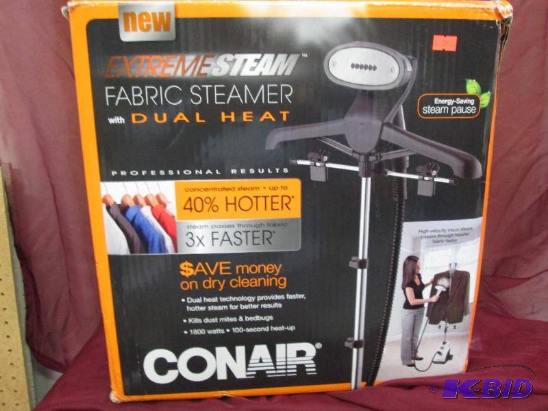 Conair fabric steamer with dual heat...