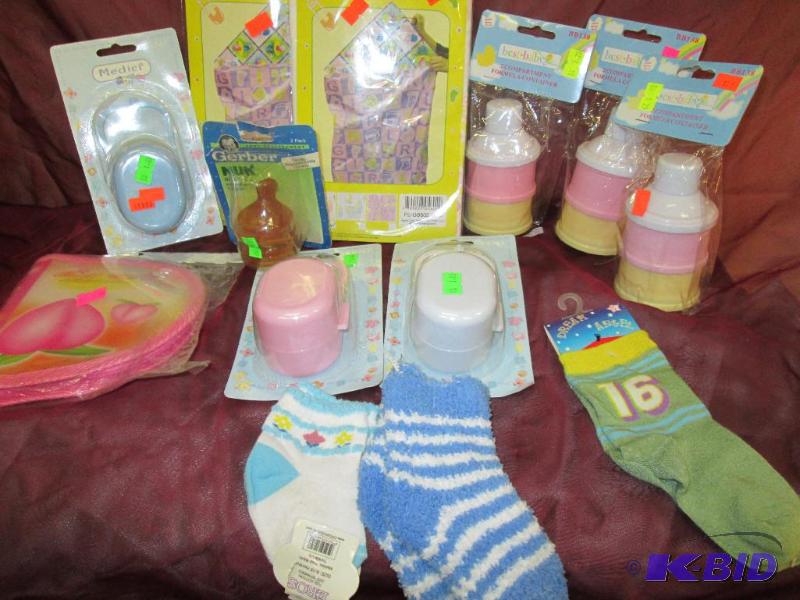 baby items, socks,...
